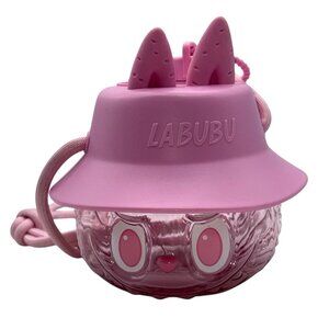 POP MART LABUBU-The Monsters Wacky Mart Series: Tumbler Cup Pink EUC
